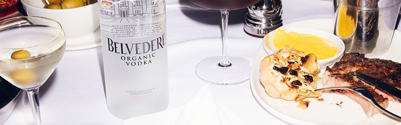 Bild zeigt Gläser mit Belvedere Vodka 