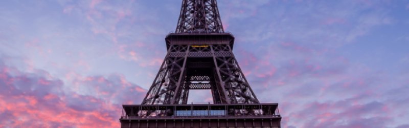 Eifelturm mit Sonnenuntergang