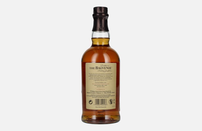 The Balvenie 14 Years Old Caribbean Cask Finish 43% Vol. 0,7l in Geschenkbox mit 2 Gläsern