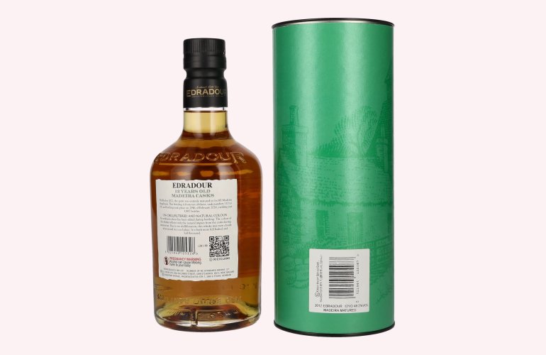 Edradour 12 Years Old Madeira Casks Highland Single Malt 2012 48,2% Vol. 0,7l in Geschenkbox