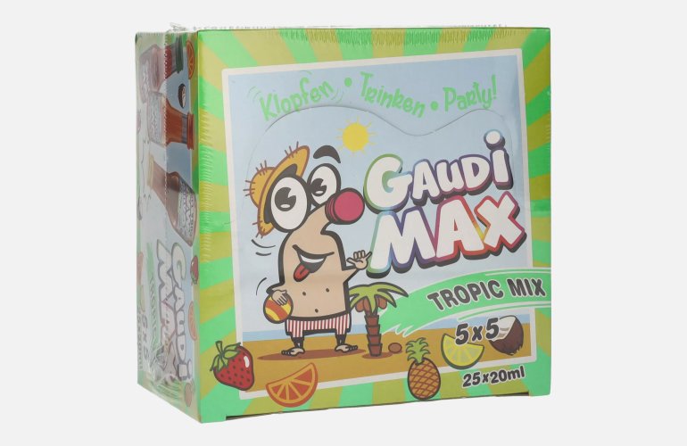 Gaudi-Max TROPIC MIX 16,6% Vol. 25x0,02l