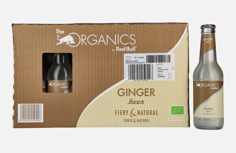 Red Bull Organics by Red Bull GINGER Beer 24x0,25l