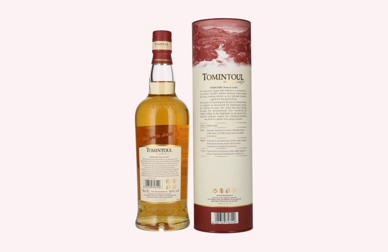 Tomintoul 14 Years Old Single Malt Scotch Whisky 46% Vol. 0,7l en boîte cadeau