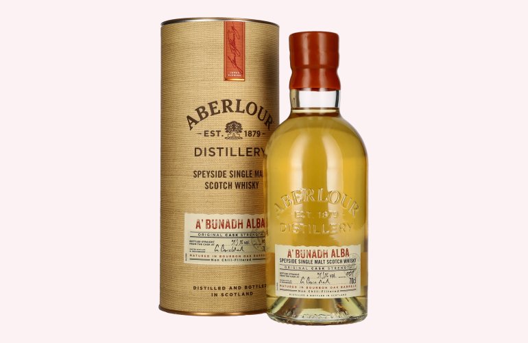 Aberlour A'BUNADH ALBA Original Cask Strength Batch No. 009 59,3% Vol. 0,7l en boîte cadeau