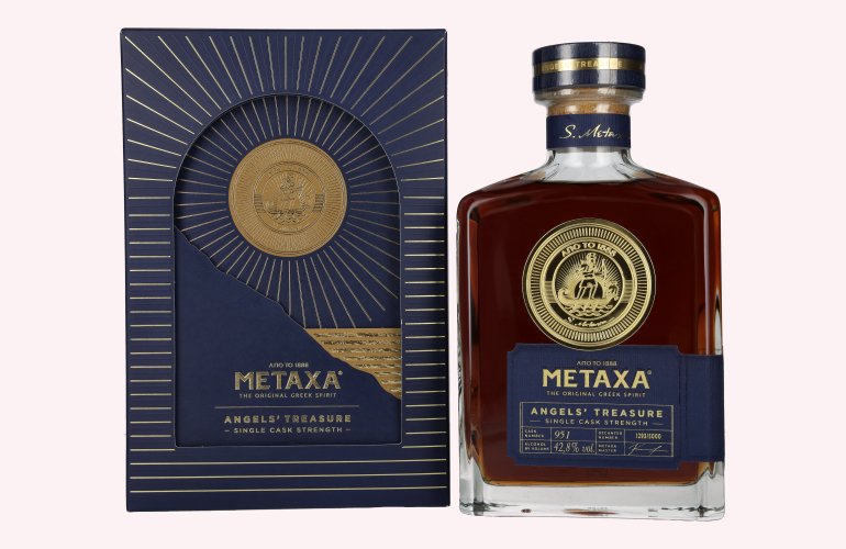 Metaxa Angels' Treasure Single Cask Strength 42,8% Vol. 0,7l in Giftbox