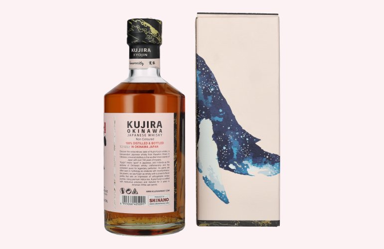Kyojin Kujira Okinawa MASAHIRO SHUZO Japanese Whisky 40% Vol. 0,7l in geschenkverpakking