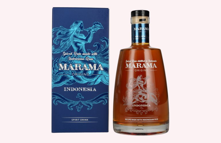 Marama ORIGINS Indonesian Spiced Rum 40% Vol. 0,7l in Giftbox