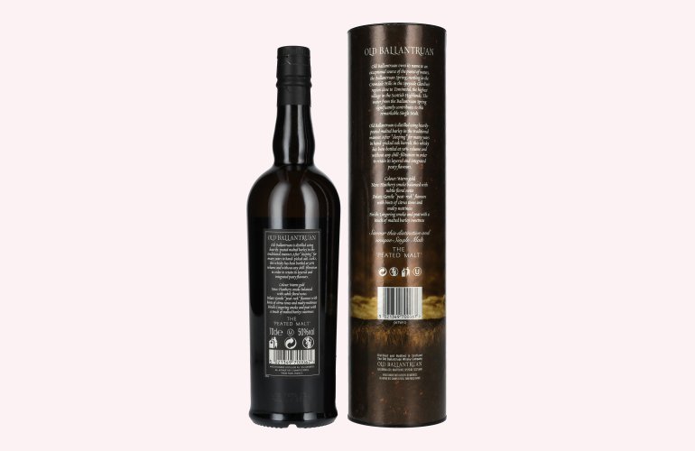 Old Ballantruan the PEATED MALT Unchillfiltered 50% Vol. 0,7l in Giftbox