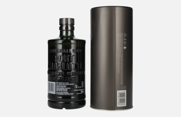 Port Charlotte SC:01 Heavily Peated Islay Single Malt 2012 55,2% Vol. 0,7l in Tinbox