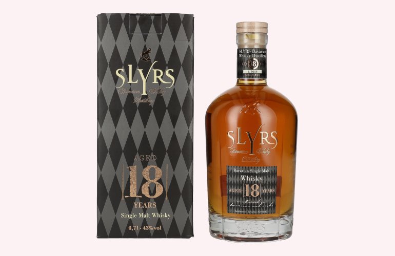 Slyrs 18 Years Old Bavarian Single Malt Whisky Limited Edition 43% Vol. 0,7l en boîte cadeau