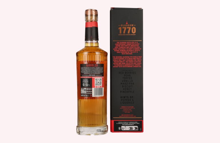 glassgow 1770 THE ORIGINAL Single Malt Fresh & Fruity 46% Vol. 0,7l in Giftbox