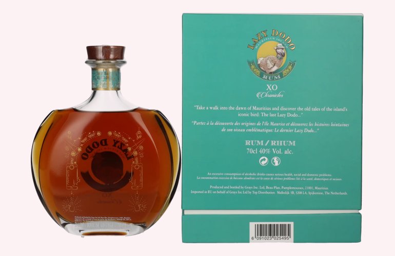 Lazy Dodo XO CHRONICLES RUM 40% Vol. 0,7l en boîte cadeau