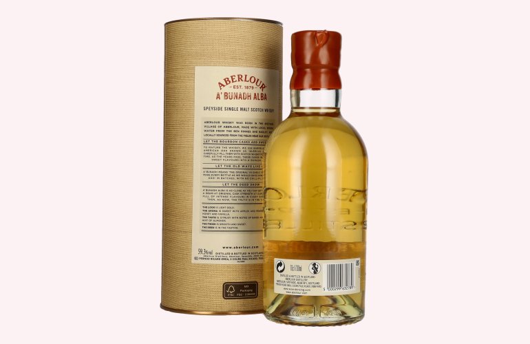 Aberlour A'BUNADH ALBA Original Cask Strength Batch No. 009 59,3% Vol. 0,7l in Geschenkbox