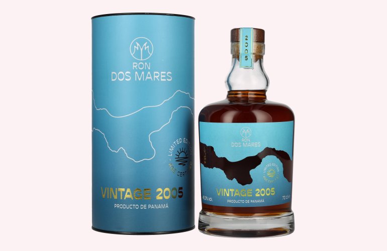 Ron Dos Mares Limited Edition Vintage 2005 45,3% Vol. 0,7l in geschenkverpakking