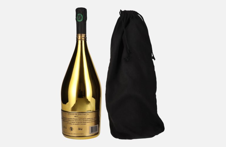 Armand de Brignac Champagne Brut Gold 12,5% Vol. 1,5l in Velvet Bag