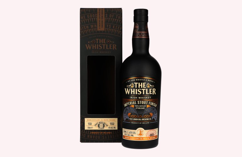 The Whistler Irish Whiskey IMPERIAL STOUT FINISH 43% Vol. 0,7l in Geschenkbox