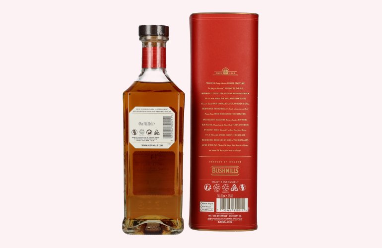 Bushmills 14 Years Old Single Malt Irish Whiskey MALAGA CASK Finish 40% Vol. 0,7l in Giftbox