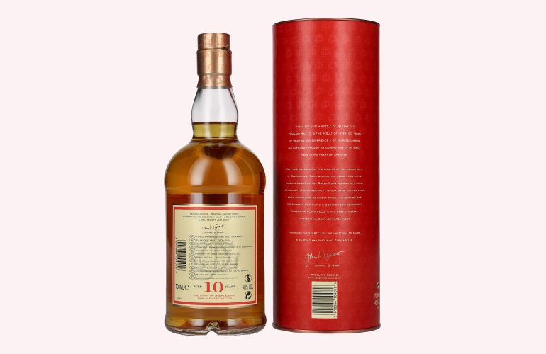 Glenfarclas 10 Years Old Highland Single Malt Scotch Whisky 40% Vol. 0,7l in Giftbox