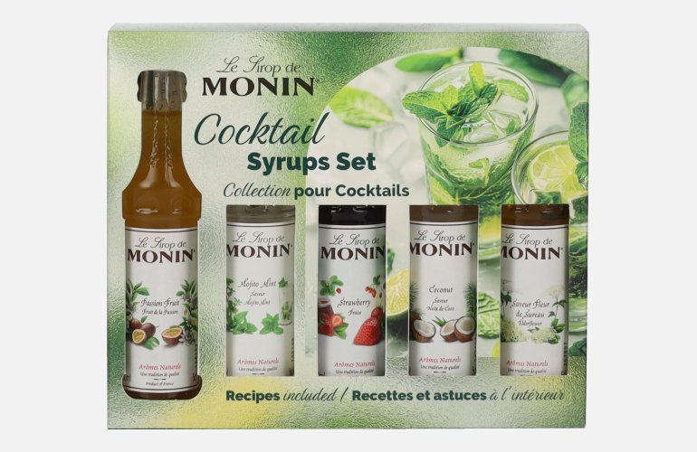 Le Sirop de Monin COCKTAIL SYRUPS SET 5x0,05l