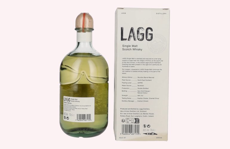 LAGG Single Malt Scotch Whisky Kilmory Edition 46% Vol. 0,7l in Giftbox