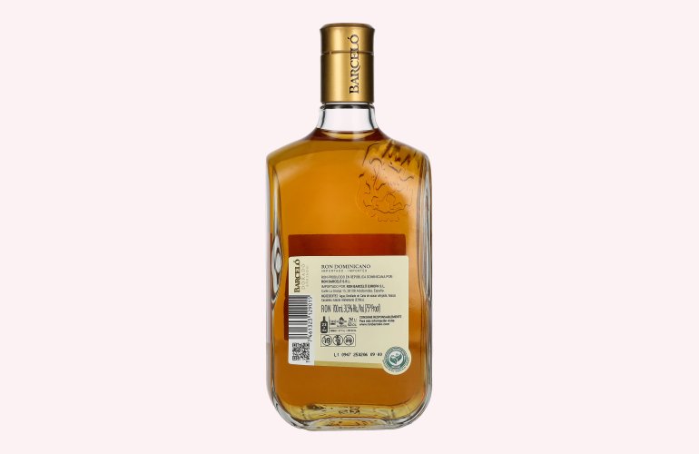 Ron Barceló DORADO Añejado Ron Dominicano 37,5% Vol. 0,7l