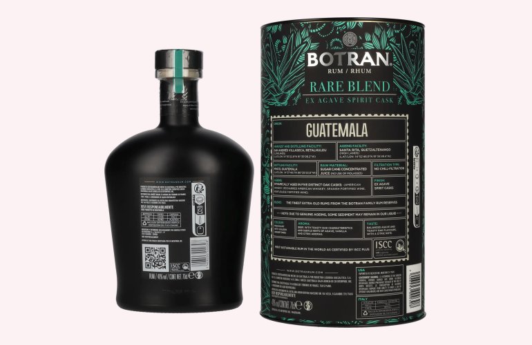 Botran Rhum Guatemala RARE BLEND Ex Agave Spirit Cask 40% Vol. 0,7l in geschenkverpakking