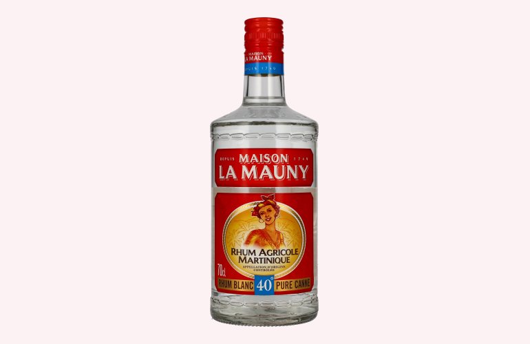 La Mauny Rhum Blanc Agricole Martinique 40% Vol. 0,7l