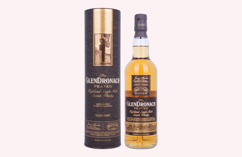 The GlenDronach PEATED Highland Single Malt Scotch Whisky 46% Vol. 0,7l in geschenkverpakking