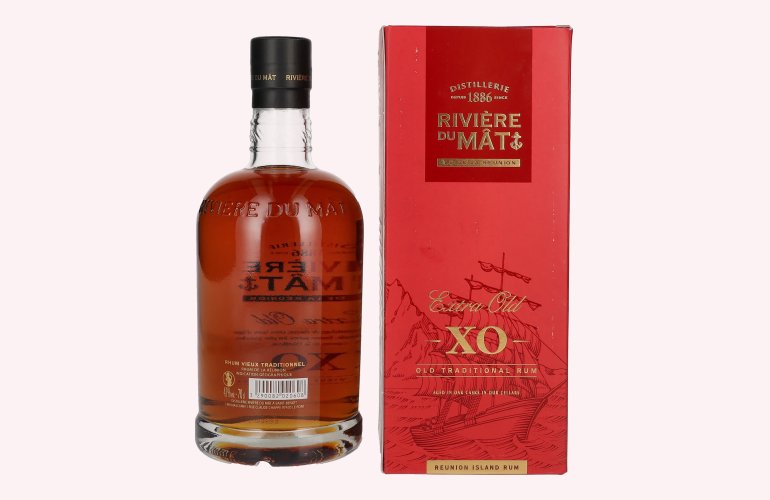 Rivière Du Mat Rhum Vieux Traditionnel XO 42% Vol. 0,7l en boîte cadeau
