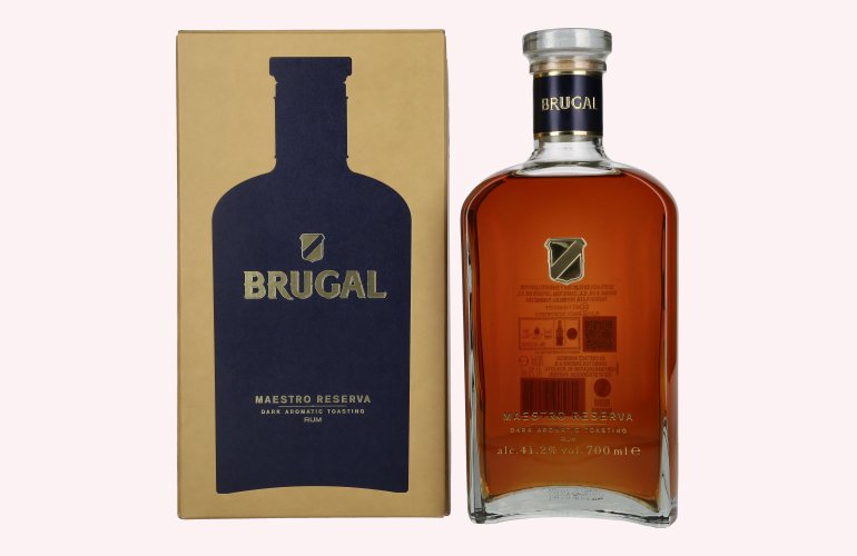 Brugal Maestro Reserva Rum 41,2% Vol. 0,7l in geschenkverpakking