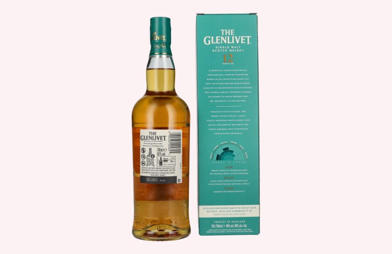 The Glenlivet 12 Years Old DOUBLE OAK 40% Vol. 0,7l in Geschenkbox
