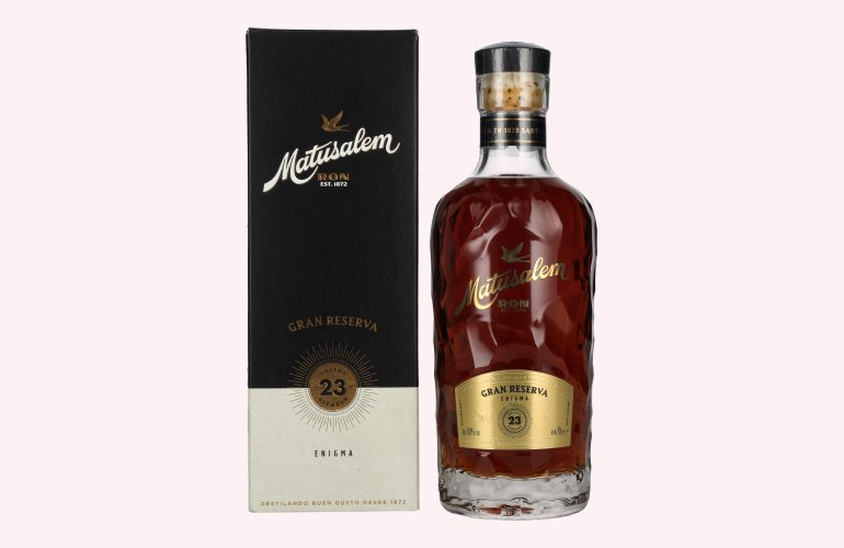 Ron Matusalem 23 Solera Gran Reserva ENIGMA Rum 40% Vol. 0,7l en boîte cadeau