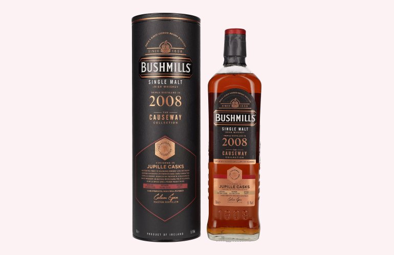 Bushmills THE CAUSEWAY COLLECTION Single Malt Irish Whisky Jupille Casks 2008 55,1% Vol. 0,7l in Geschenkbox