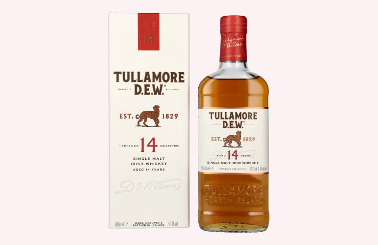 Tullamore D.E.W. 14 Years Old Single Malt Irish Whiskey 41,3% Vol. 0,7l in Giftbox