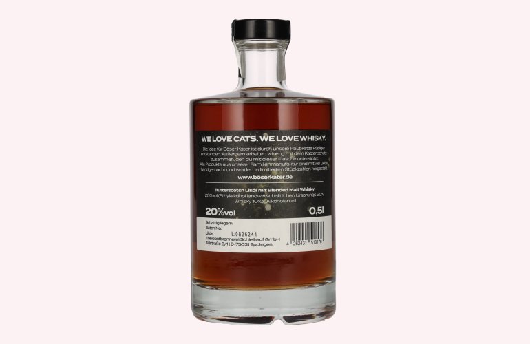 BÖSER KATER Butterscotch Likör 20% Vol. 0,5l