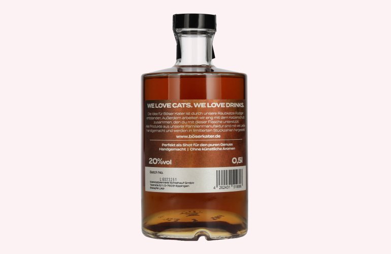 BÖSER KATER Bratapfel Likör 20% Vol. 0,5l