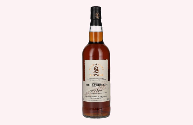 Signatory Vintage 100 Proof Edition INCHGOWER 13 Years Old Single Malt #53 2011 57,1% Vol. 0,7l