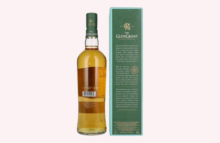 Glen Grant 10 Years Old Single Malt 40% Vol. 0,7l in geschenkverpakking