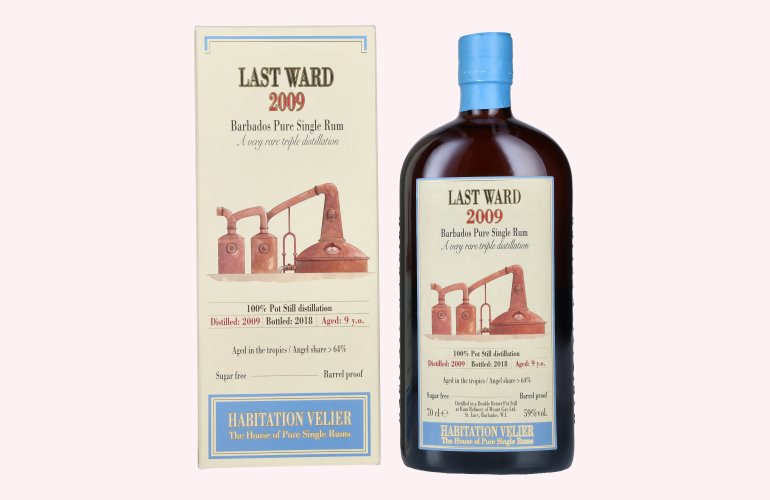 Habitation Velier LAST WARD Barbados Pure Single Rum 2009 59% Vol. 0,7l in Giftbox