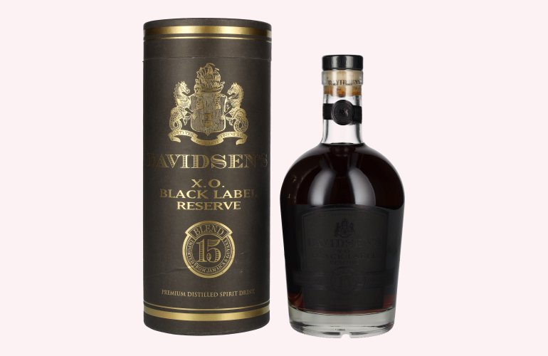 Davidsen's 15 X.O. Black Label Reserve 40% Vol. 0,7l en boîte cadeau