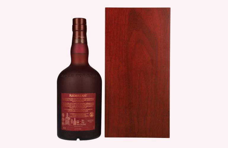 Redbreast 27 Years Old Single Pot Still Irish Whiskey RUBY PORT CASK 55,9% Vol. 0,7l in Holzkiste