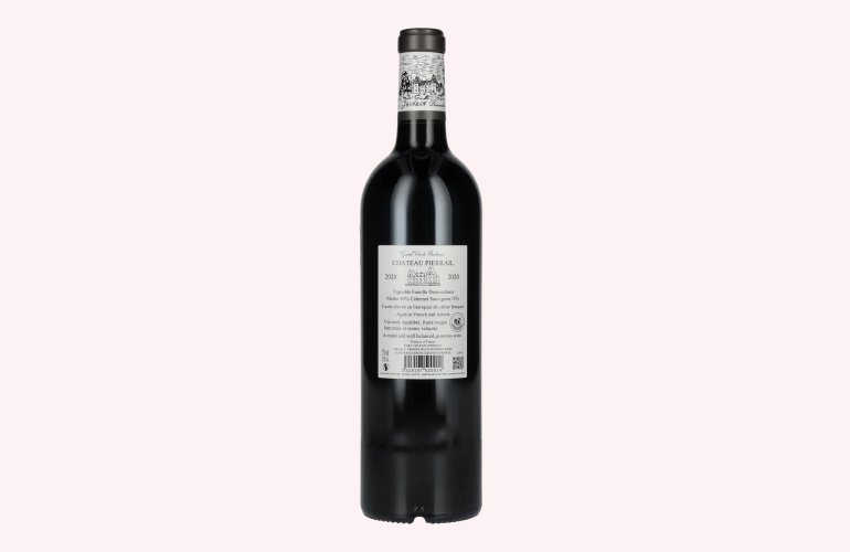Chateau Pierrail Bordeaux Supérieur 2020 15% Vol. 0,75l
