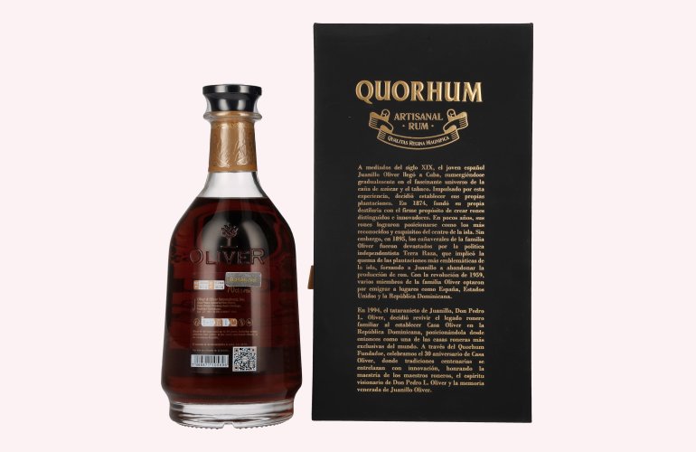 Ron Quorhum 30 Aniversario FUNDADOR Cask Strength Limited Edition 54,3% Vol. 0,7l en boîte cadeau