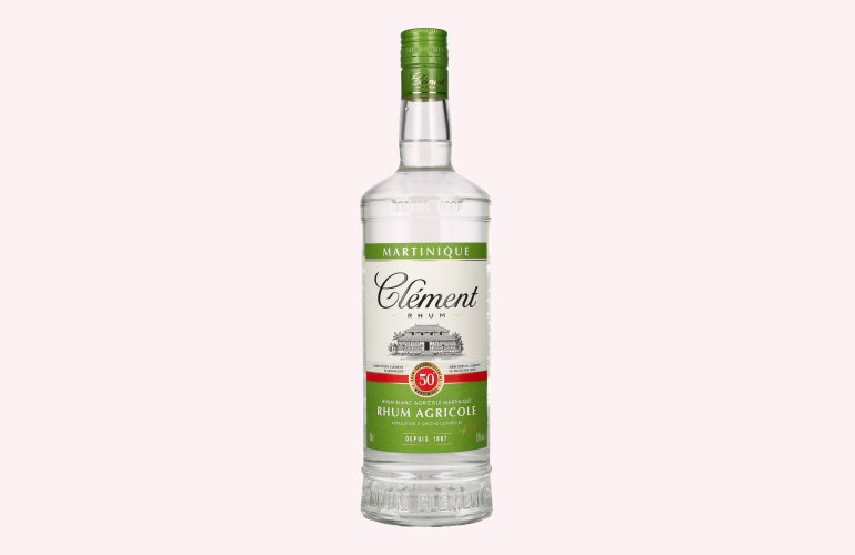 Clément Rhum Agricole Blanc 50% Vol. 1l