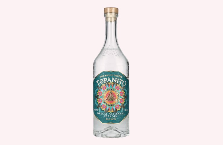 Topanito Mezcal Artesanal Blanco 100% Mague Espadín 40% Vol. 0,7l