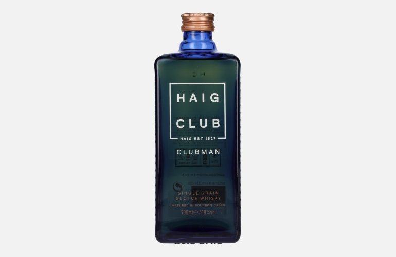 Haig Club CLUBMAN Single Grain Scotch Whisky 40% Vol. 0,7l