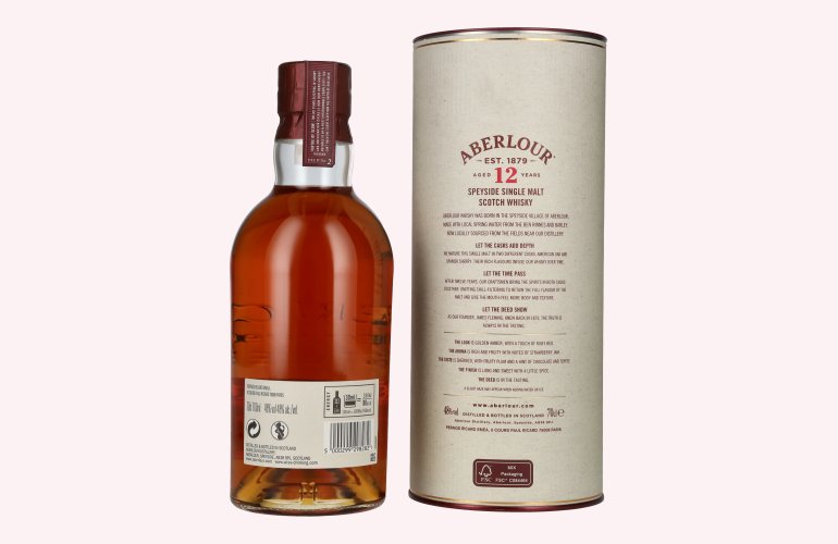 Aberlour 12 Years Old Highland Single Malt 48% Vol. 0,7l en boîte cadeau