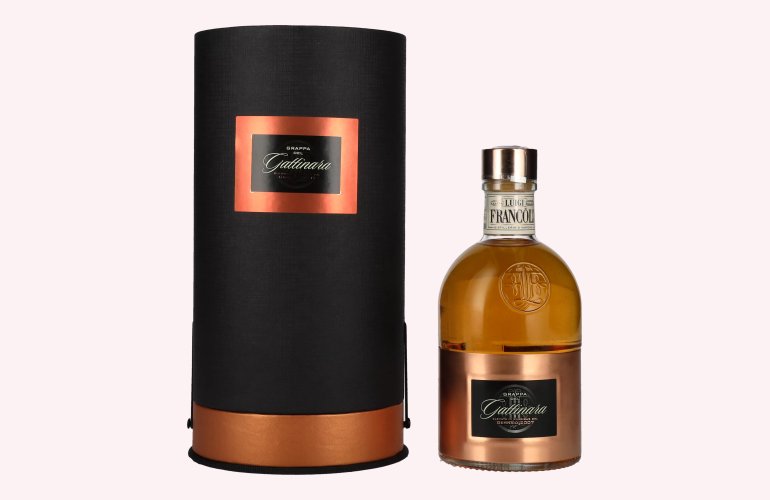 Luigi Francoli Grappa Gattinara Elvata in Barriques 44% Vol. 0,5l in Giftbox