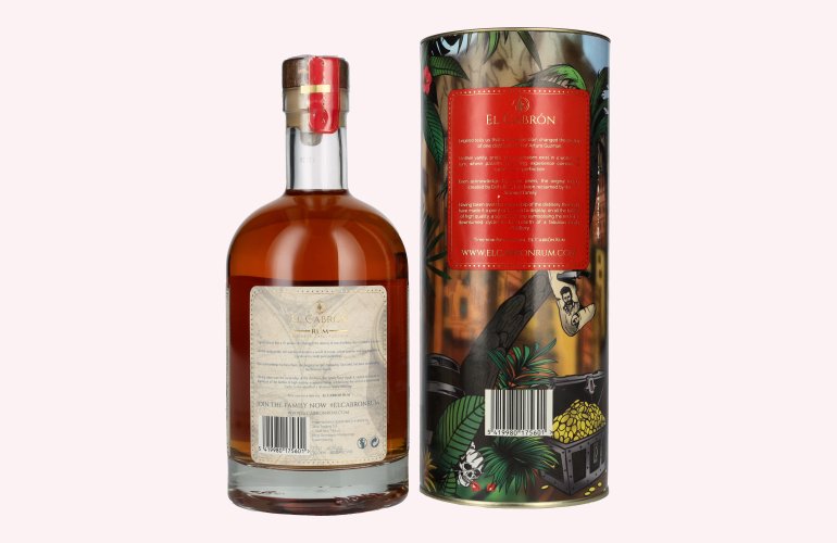 El Cabrón Spiced Rum 40% Vol. 0,7l en boîte cadeau