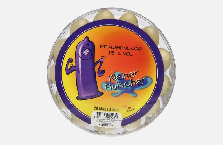 Krugmann's Kleiner Flutscher Pflaumenlikör 15% Vol. 20x0,02l
